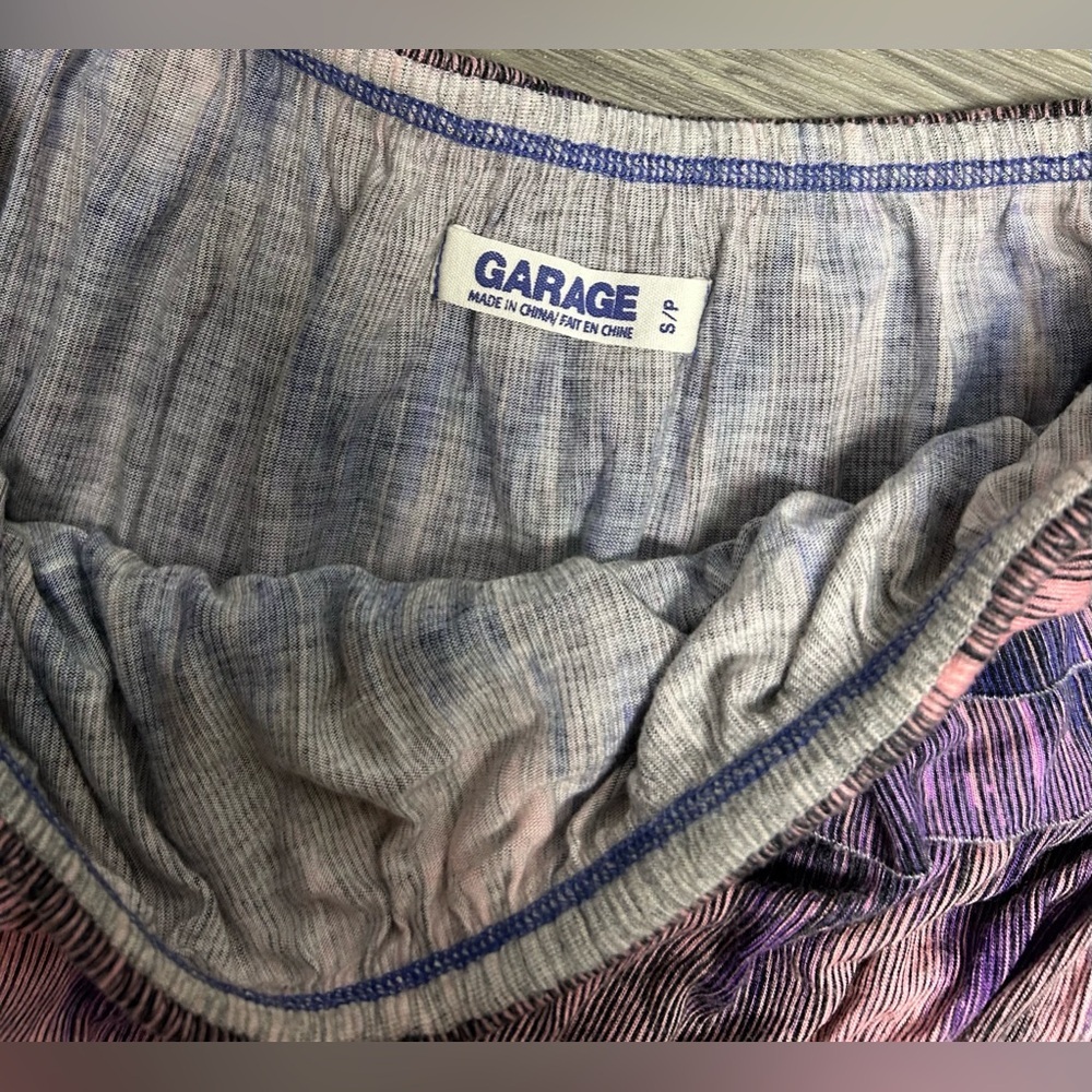 Garage Purple & Pink Tye Dye Dress Size S/P - Picture 4 of 5